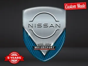 Nissan Pegatinas Cúpula Resina Diseño Exclusivo Insignias Alta Gama